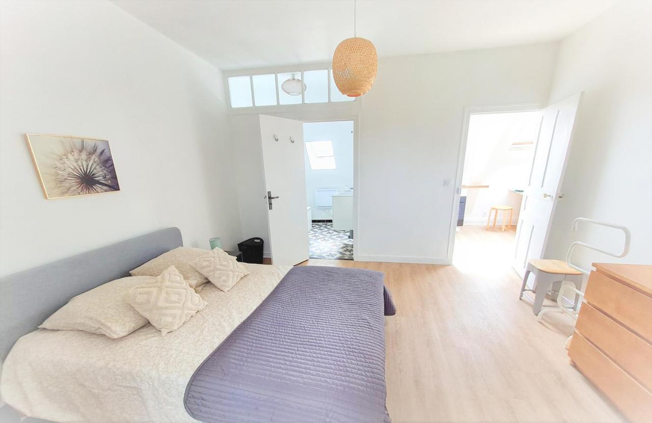 Joli Appartement Cosy Avec Jardin Lanvallay Kültér fotó